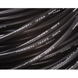 Turnigy Pure-Silicone Wire 14AWG (10cm) BLACK