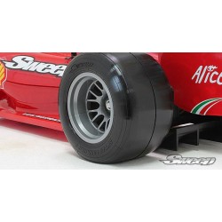 10th F1 Super Soft rear tire 2pc pre glued set F104 V2