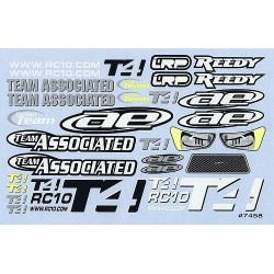RC10T4 Decal Sheet