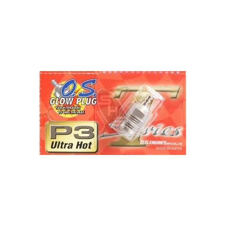 O.S. P3 Turbo Glow Plug "Ultra Hot"