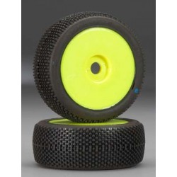 JConcepts Subculture 1/8 Buggy Tire Blue Yellow Whl (2)