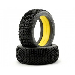 JConcepts Crossbows 1/8th Buggy Tires (Yellow) (2)