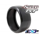 Sweep 8th GT Hard Belted Slick EXP 55deg 2pc tire set, with Pre Glued options
