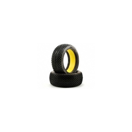 JConcepts Cross Hairs 1/8th Buggy Tires (Yellow) (2)